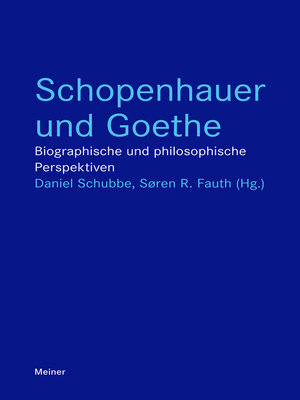 cover image of Schopenhauer und Goethe